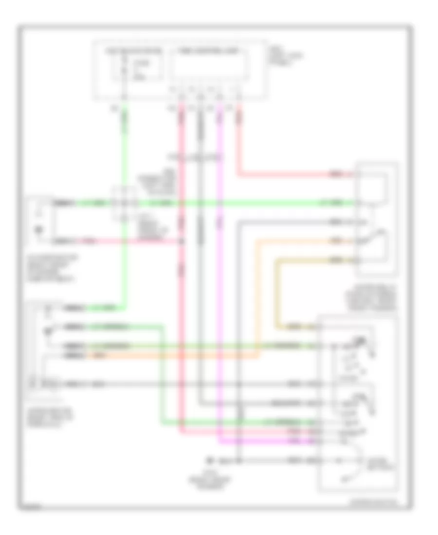WiperWasher Wiring Diagram for Infiniti J30 1993