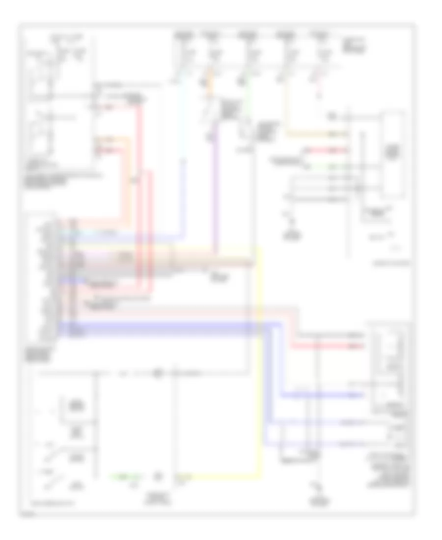 Cruise Control Wiring Diagram, without ICC for Infiniti M35 x 2006