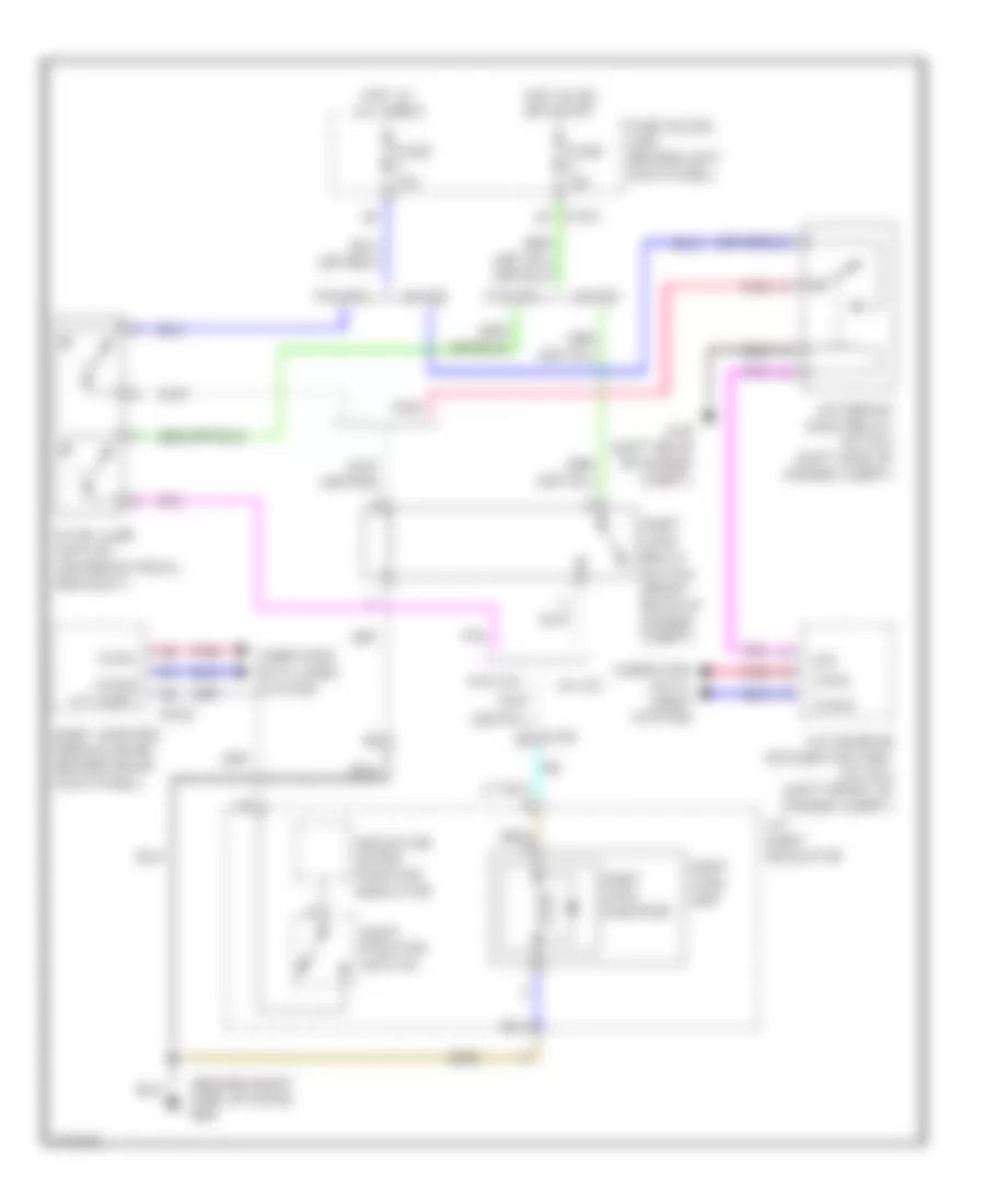 Shift Interlock Wiring Diagram Convertible for Infiniti G37 2012