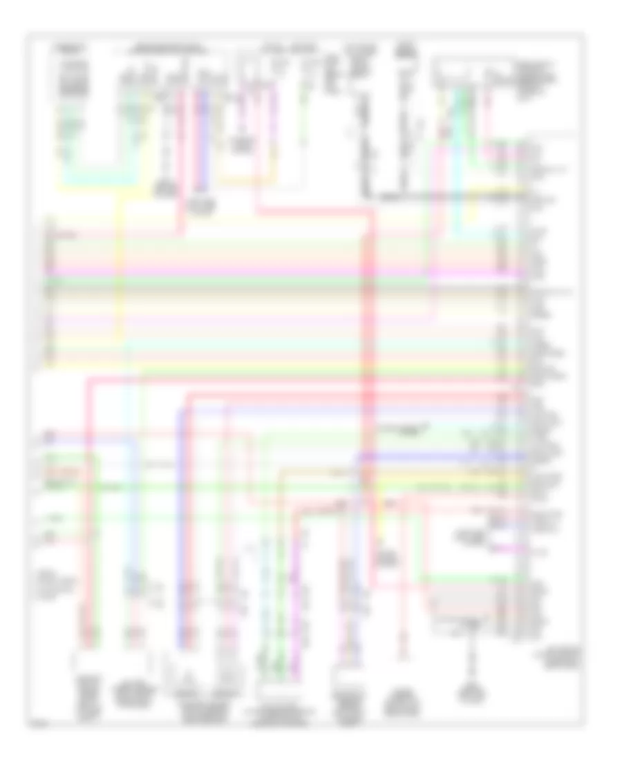 3.7L, Engine Performance Wiring Diagram (5 of 5) for Infiniti G37 IPL 2012