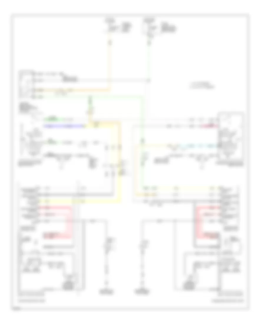 Heated Seats Wiring Diagram Convertible for Infiniti G37 IPL 2012