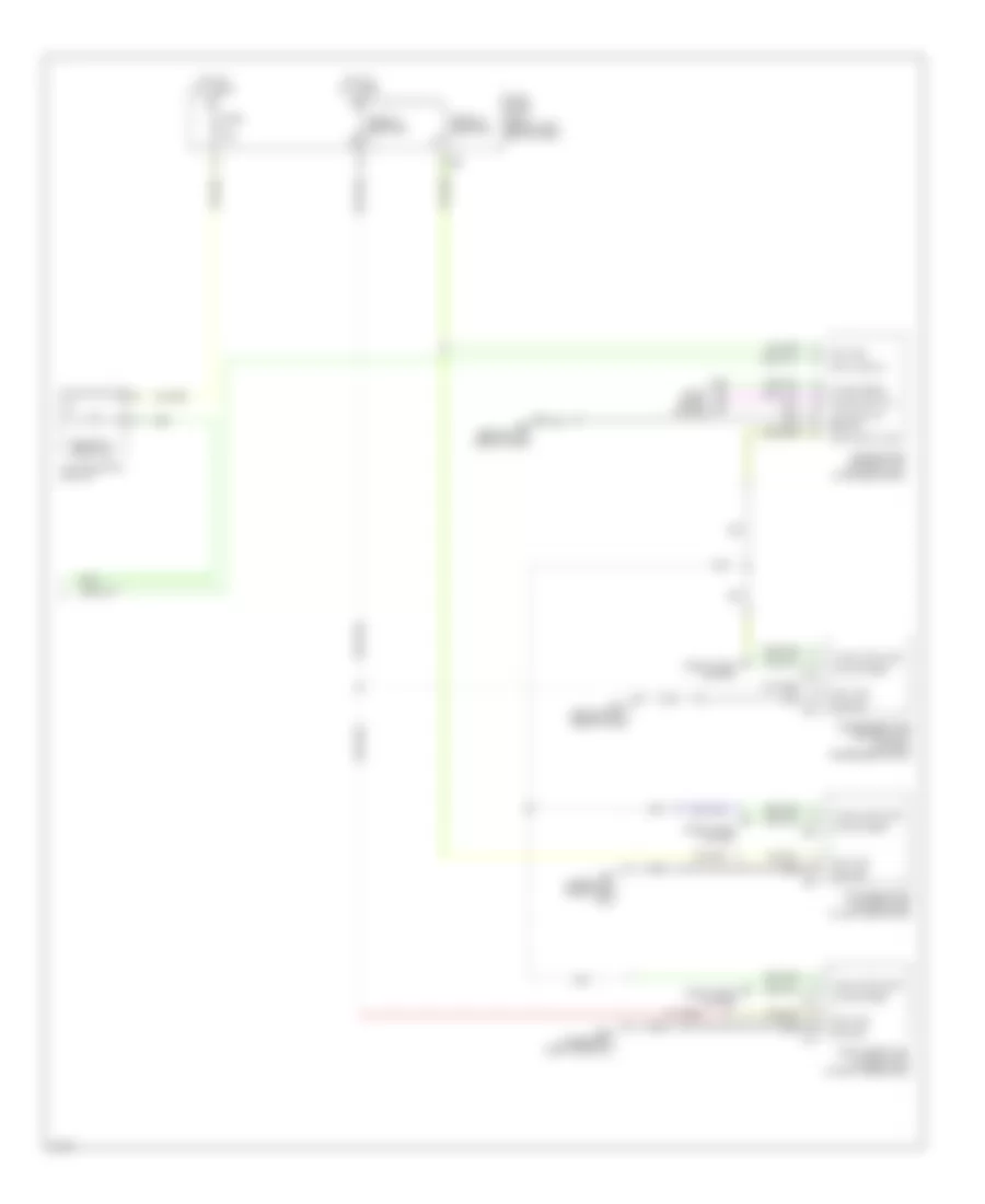 Forced Entry Wiring Diagram 2 of 2 for Infiniti Q45 Sport 2006
