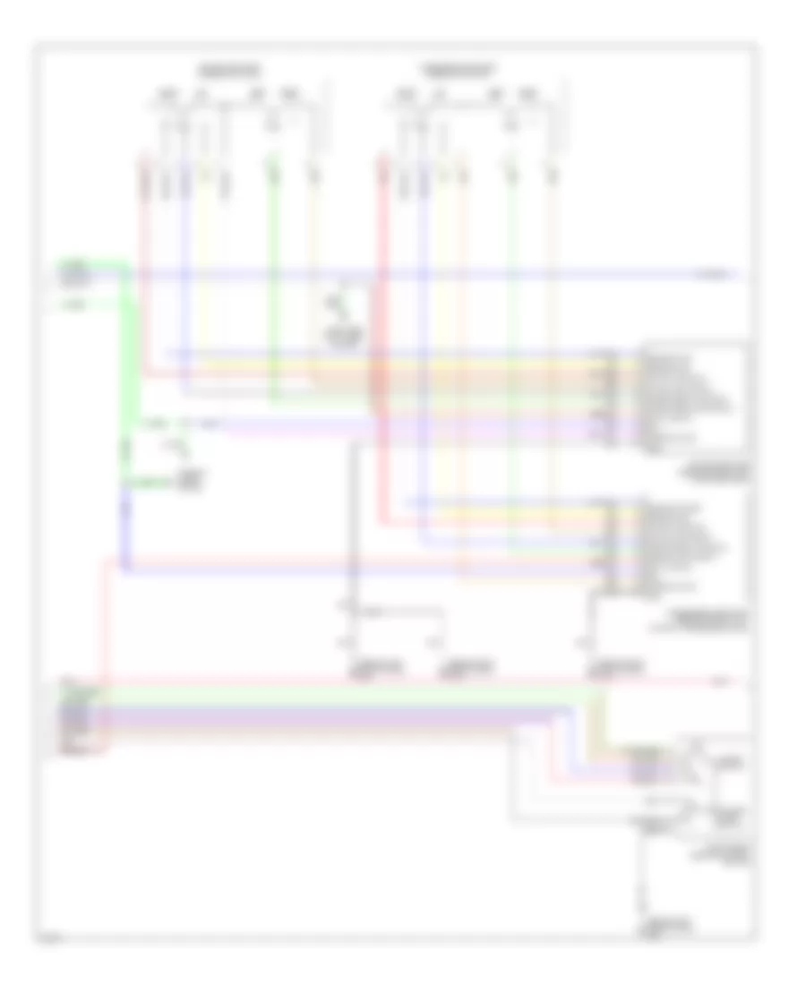 Memory Systems Wiring Diagram (2 of 3) for Infiniti Q45 Sport 2006