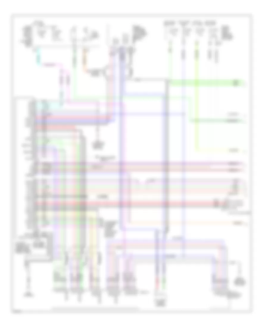 Navigation Wiring Diagram 1 of 2 for Infiniti Q45 Sport 2006