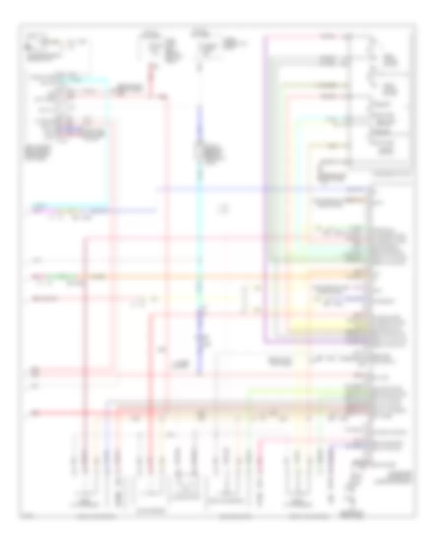 Memory Systems Wiring Diagram, Sedan (3 of 3) for Infiniti G37 Journey 2012