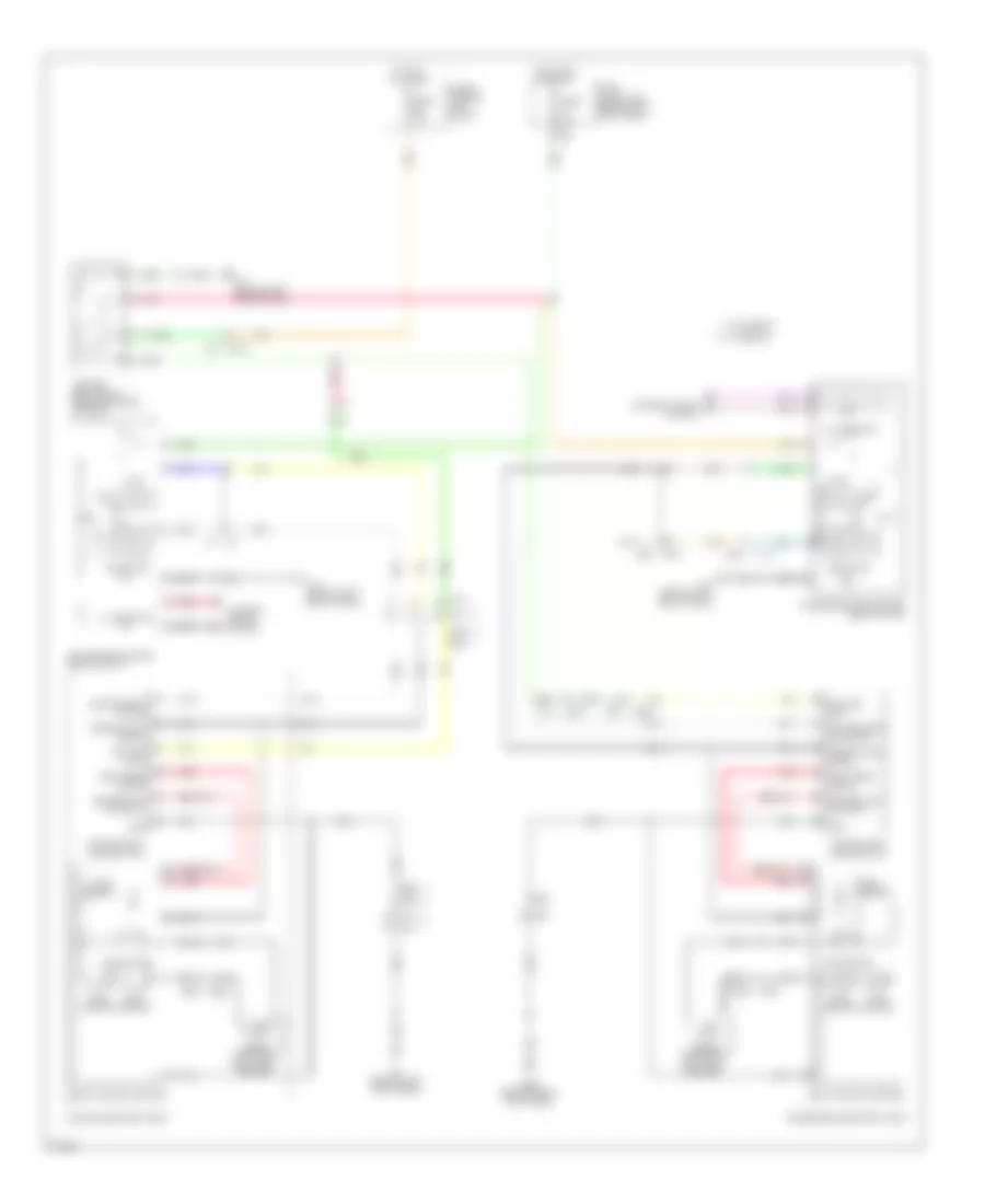 Heated Seats Wiring Diagram, Coupe AT for Infiniti G37 Journey 2012
