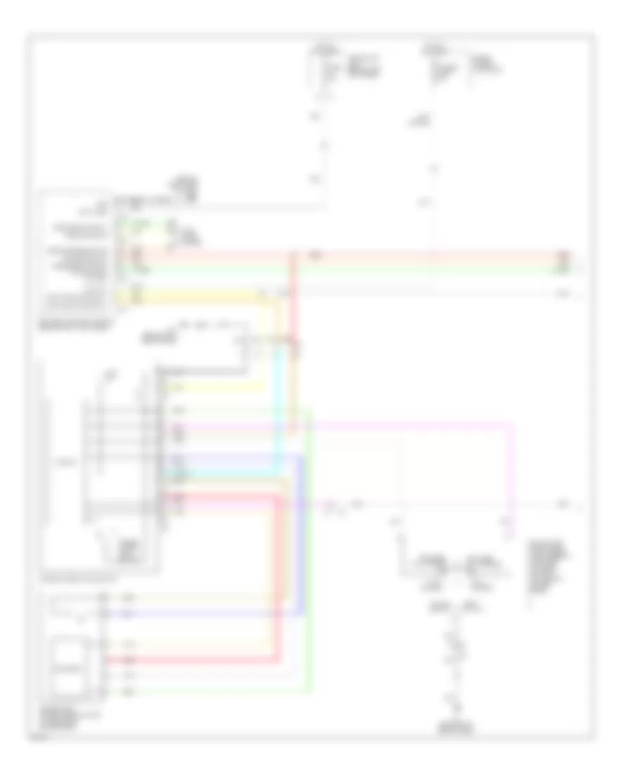 Power Windows Wiring Diagram Convertible 1 of 2 for Infiniti G37 Journey 2012