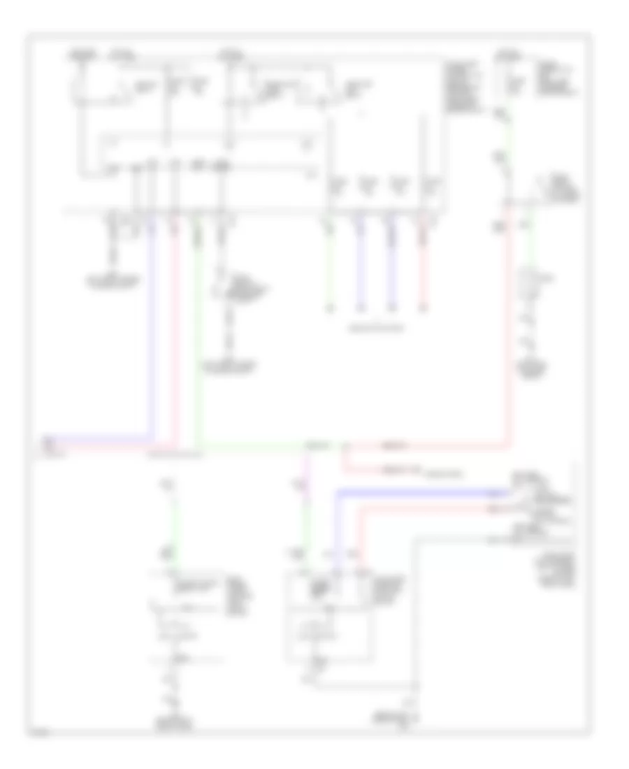 Forced Entry Wiring Diagram 2 of 2 for Infiniti QX56 2006