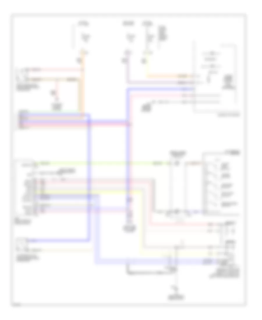 Cruise Control Wiring Diagram, with ICC (2 of 2) for Infiniti QX56 2006