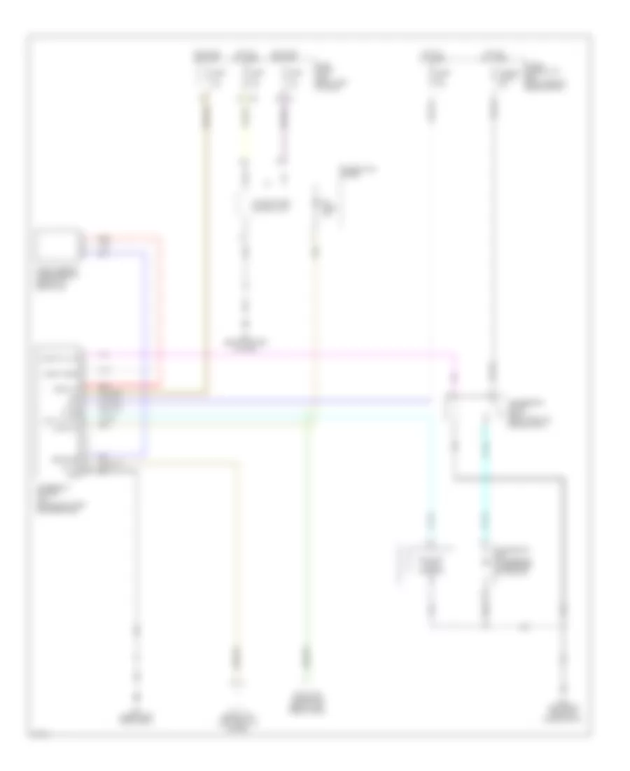 Electronic Suspension Wiring Diagram for Infiniti QX56 2006