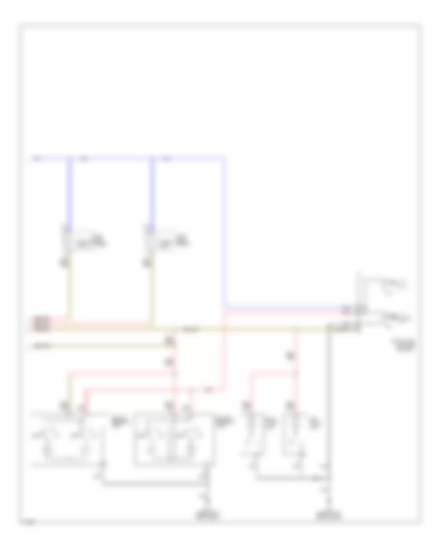 Courtesy Lamps Wiring Diagram 2 of 2 for Infiniti QX56 2006