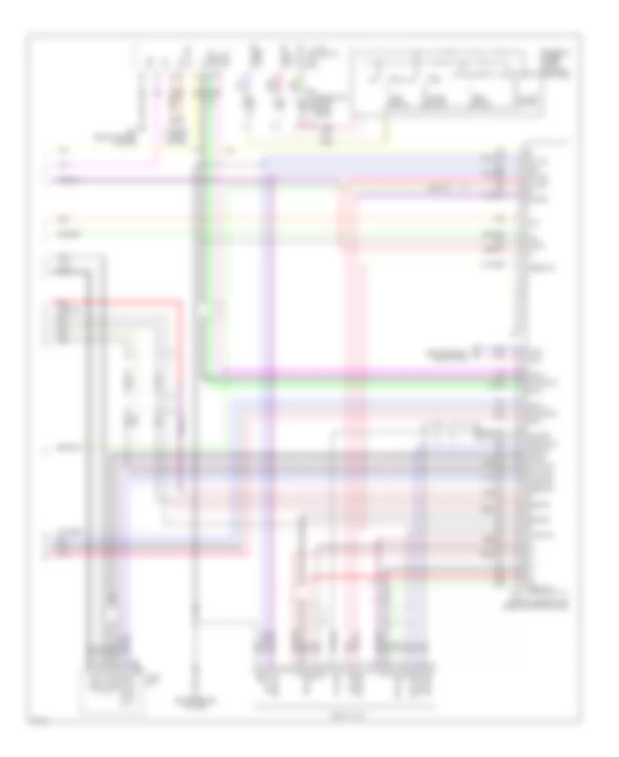 Navigation Wiring Diagram (2 of 2) for Infiniti QX56 2006
