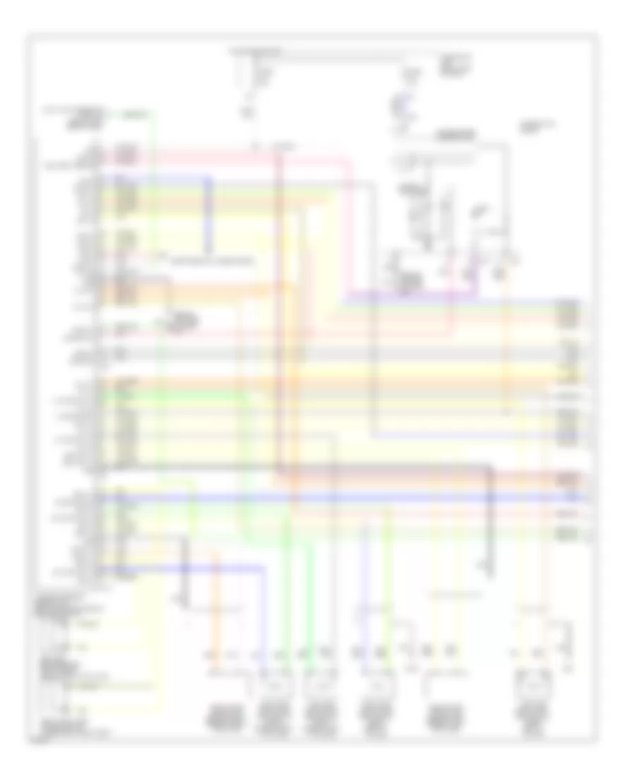 Supplemental Restraints Wiring Diagram 1 of 3 for Infiniti QX56 2006