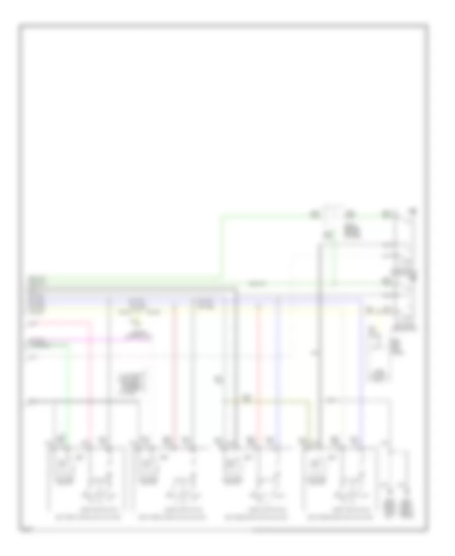 Power Door Lock Wiring Diagram with Keyless Entry 2 of 2 for Infiniti J30 1994