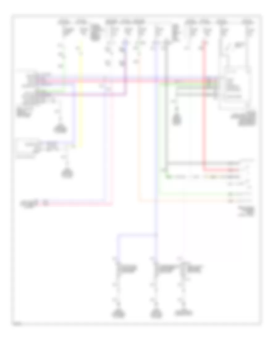 Defoggers Wiring Diagram for Infiniti FX35 2007