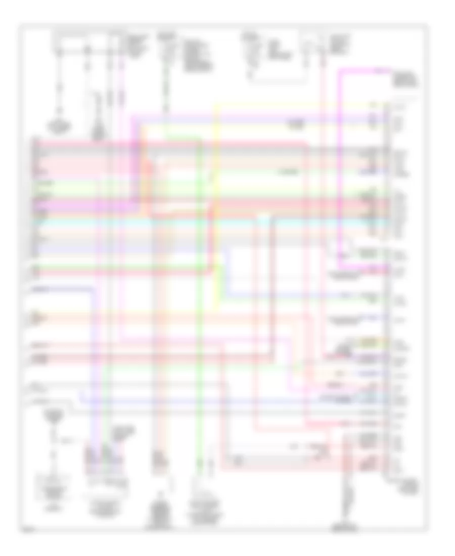 3.5L, Engine Performance Wiring Diagram (4 of 4) for Infiniti FX35 2007