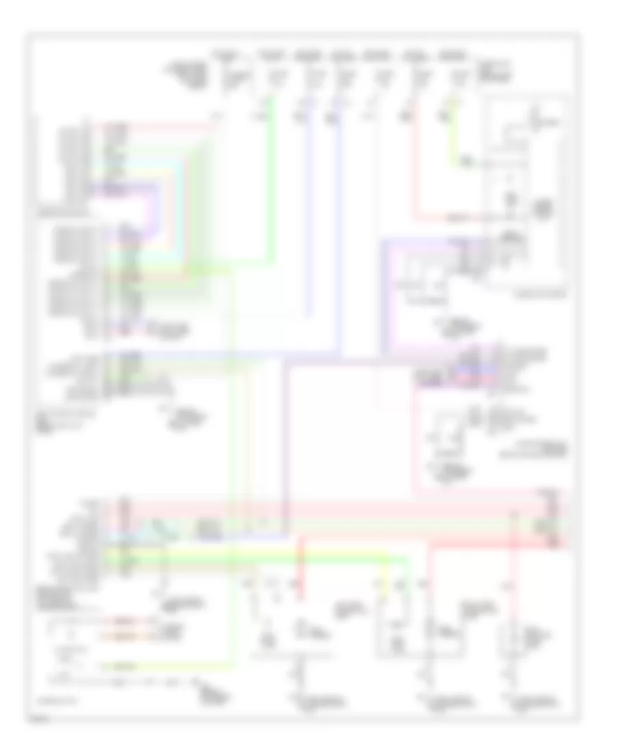 Exterior Lamps Wiring Diagram (1 of 2) for Infiniti FX35 2007