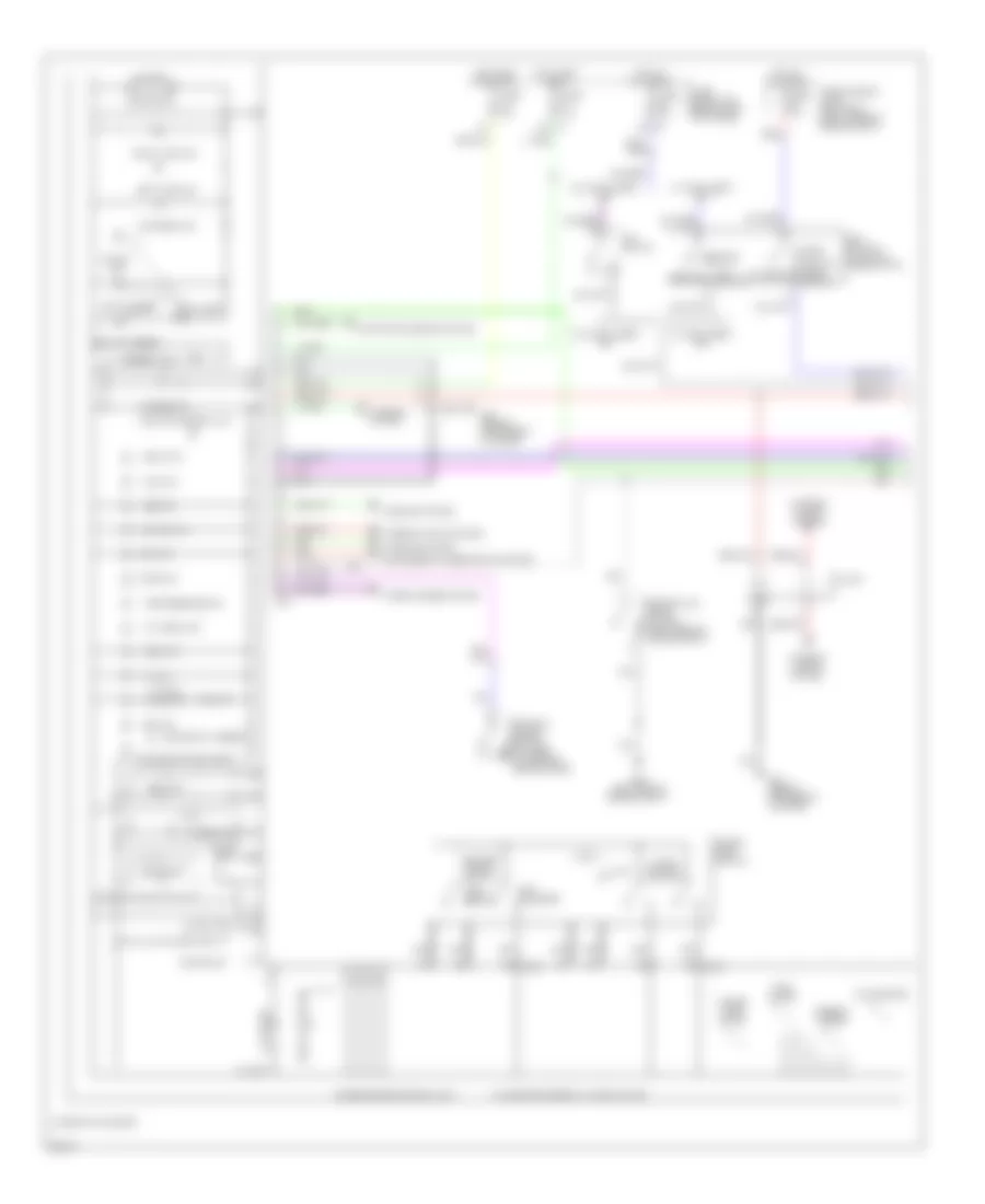 Instrument Cluster Wiring Diagram 1 of 2 for Infiniti FX35 2007