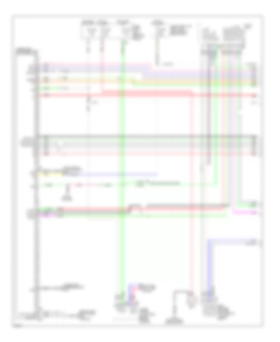 Navigation Wiring Diagram 1 of 2 for Infiniti FX35 2007