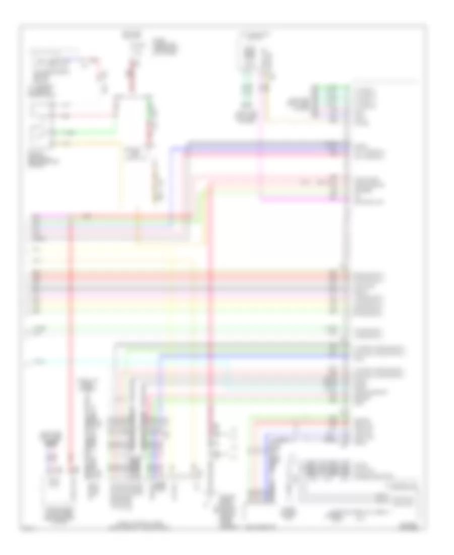 Bose Radio Wiring Diagram, Sedan without Navigation (4 of 4) for Infiniti G37 x 2012