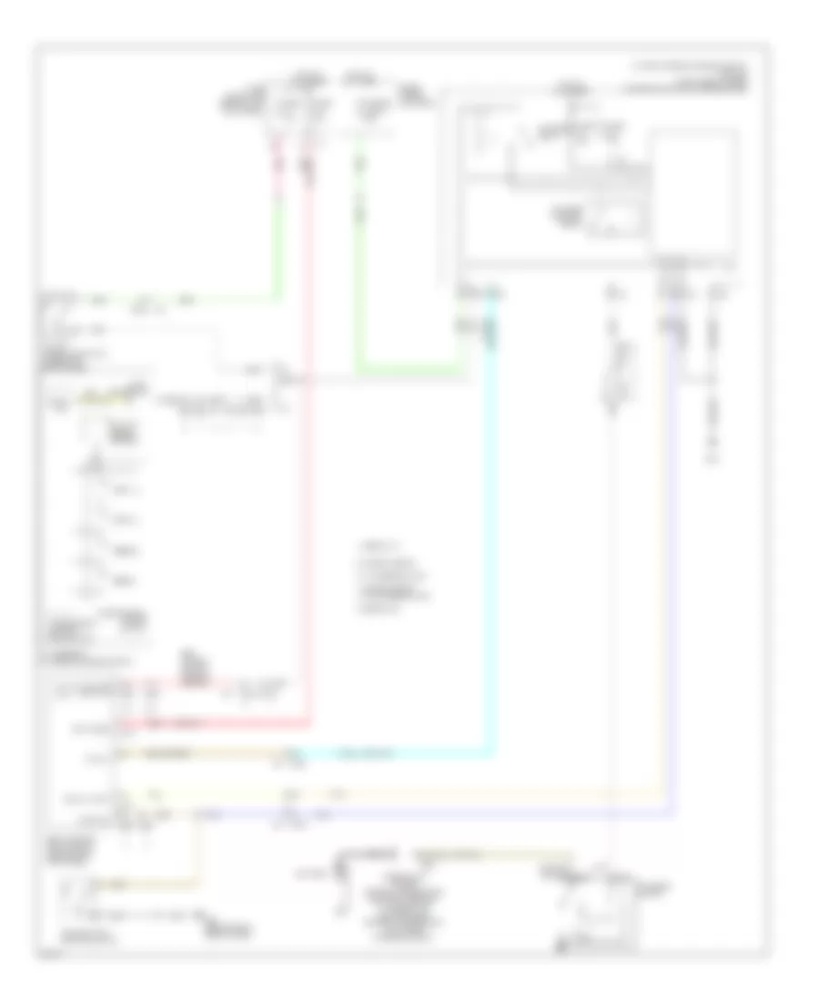 Starting Wiring Diagram for Infiniti G37 x 2012