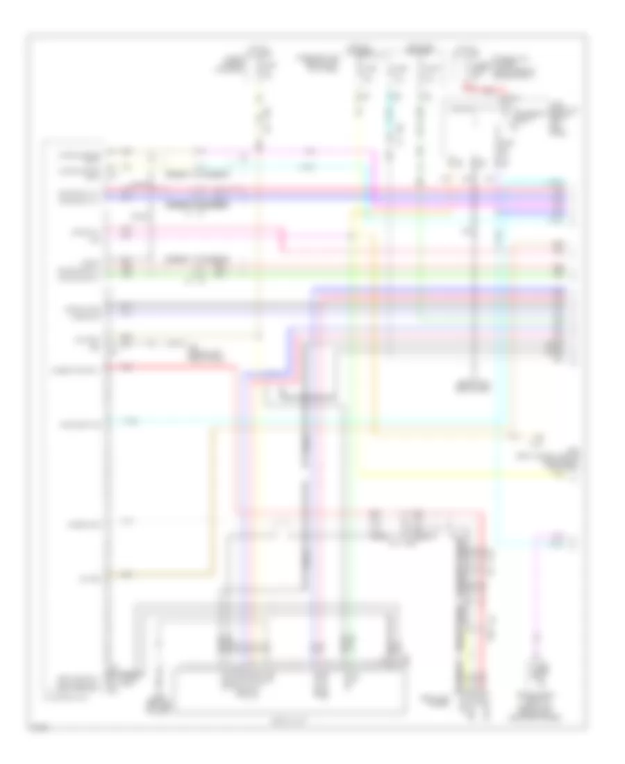 Navigation Wiring Diagram Convertible 1 of 4 for Infiniti G37 x 2012