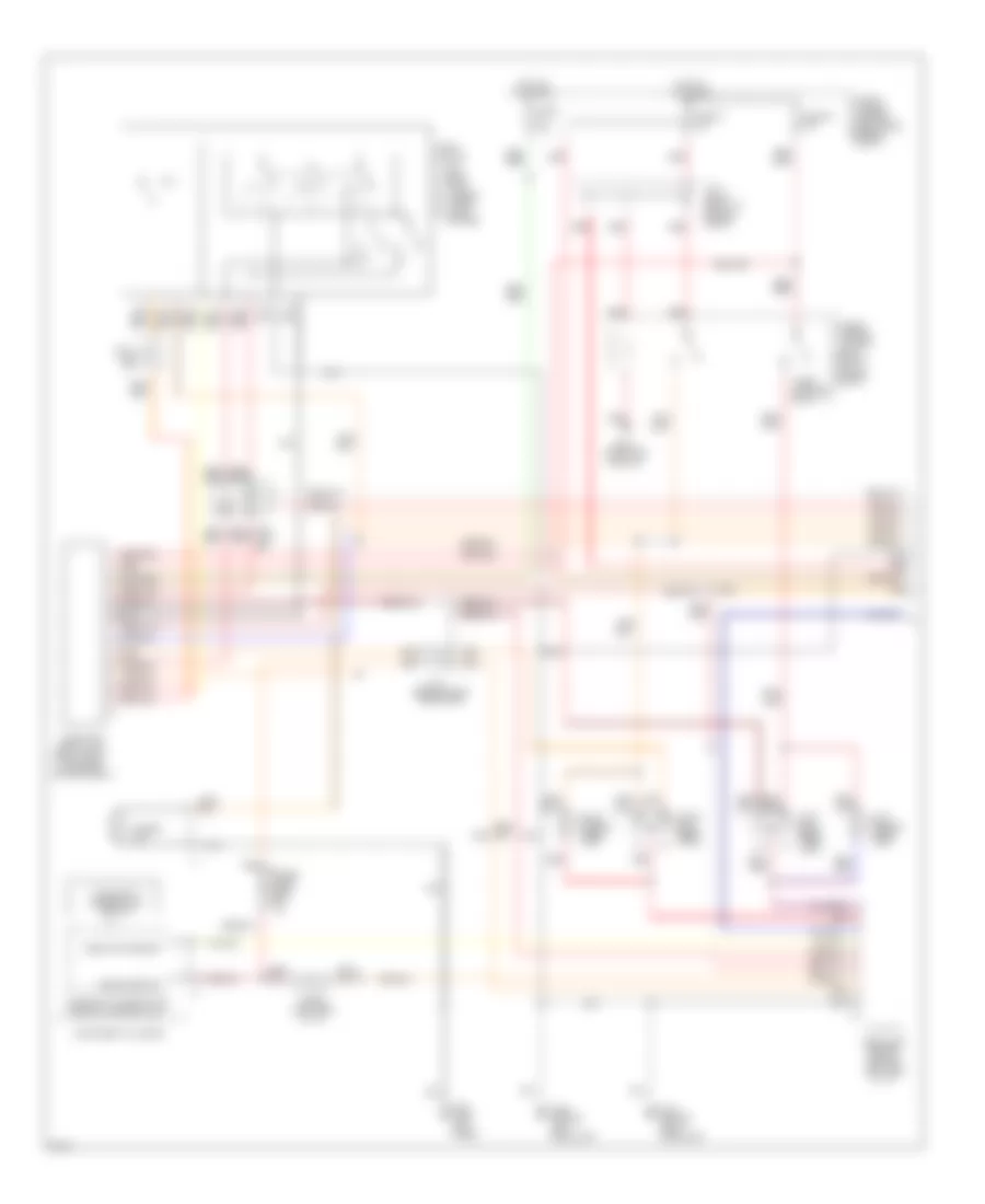 DRL Wiring Diagram 1 of 2 for Infiniti Q45 1994