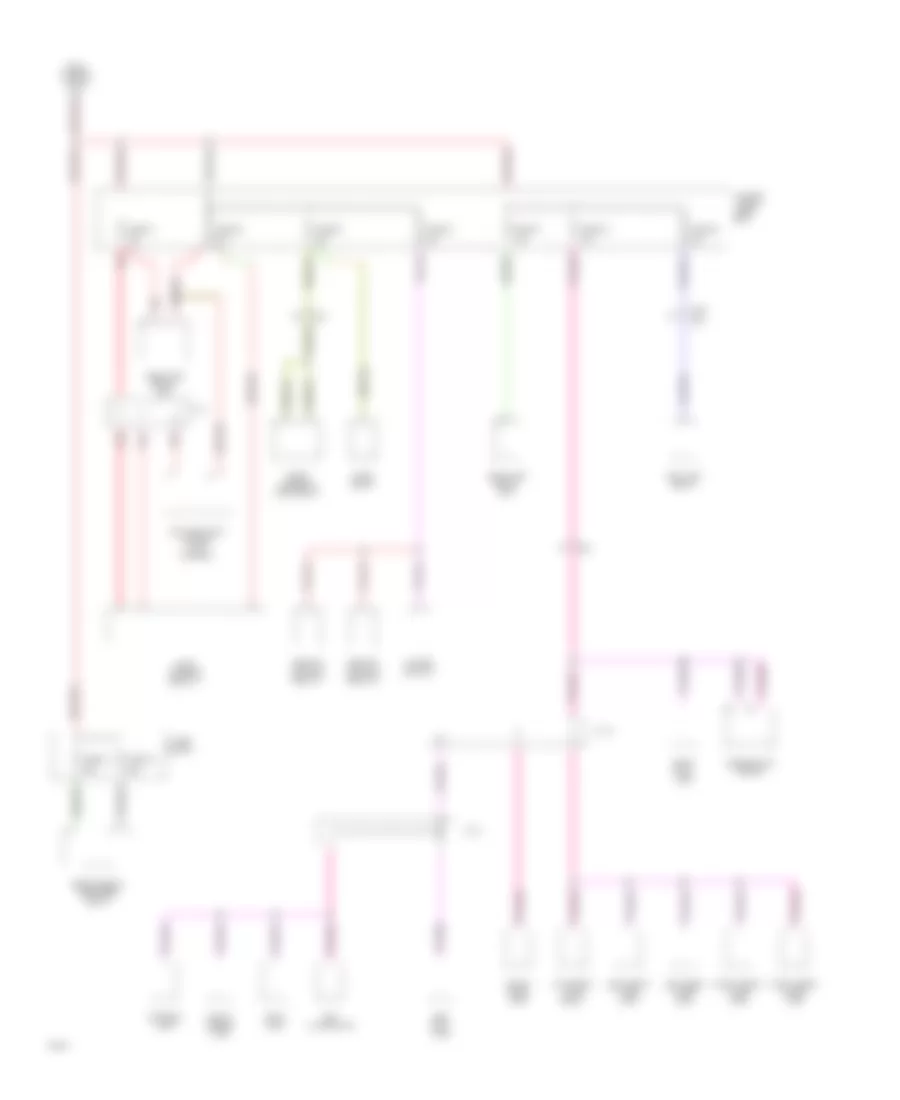 Power Distribution Wiring Diagram 3 of 6 for Infiniti Q45 1994