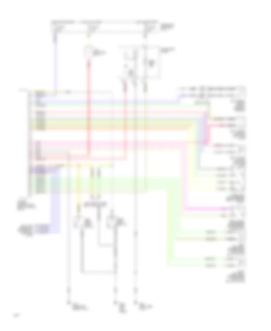 Supplemental Restraint Wiring Diagram for Infiniti Q45 1994
