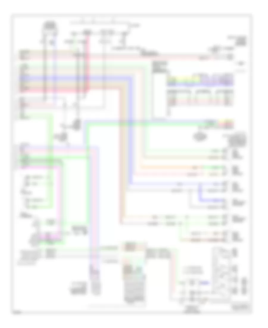 Radio Wiring Diagram without Navigation 2 of 2 for Infiniti FX45 2007