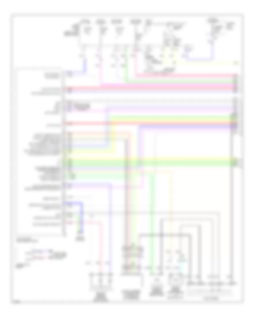 Электросхема кондиционера (1 из 4) для Infiniti M35h 2012