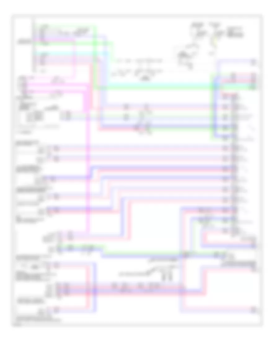 Computer Data Lines Wiring Diagram 1 of 3 for Infiniti M35h 2012