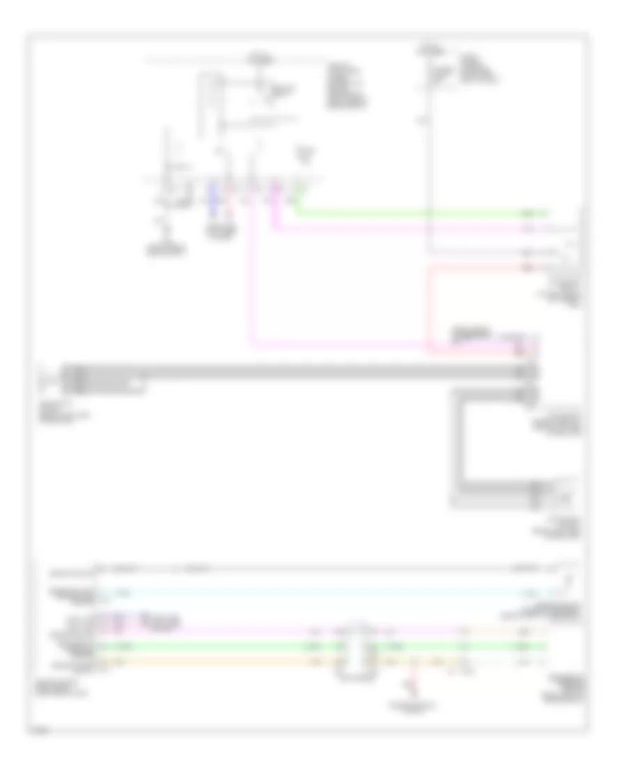 Cooling Fan Wiring Diagram for Infiniti M35h 2012
