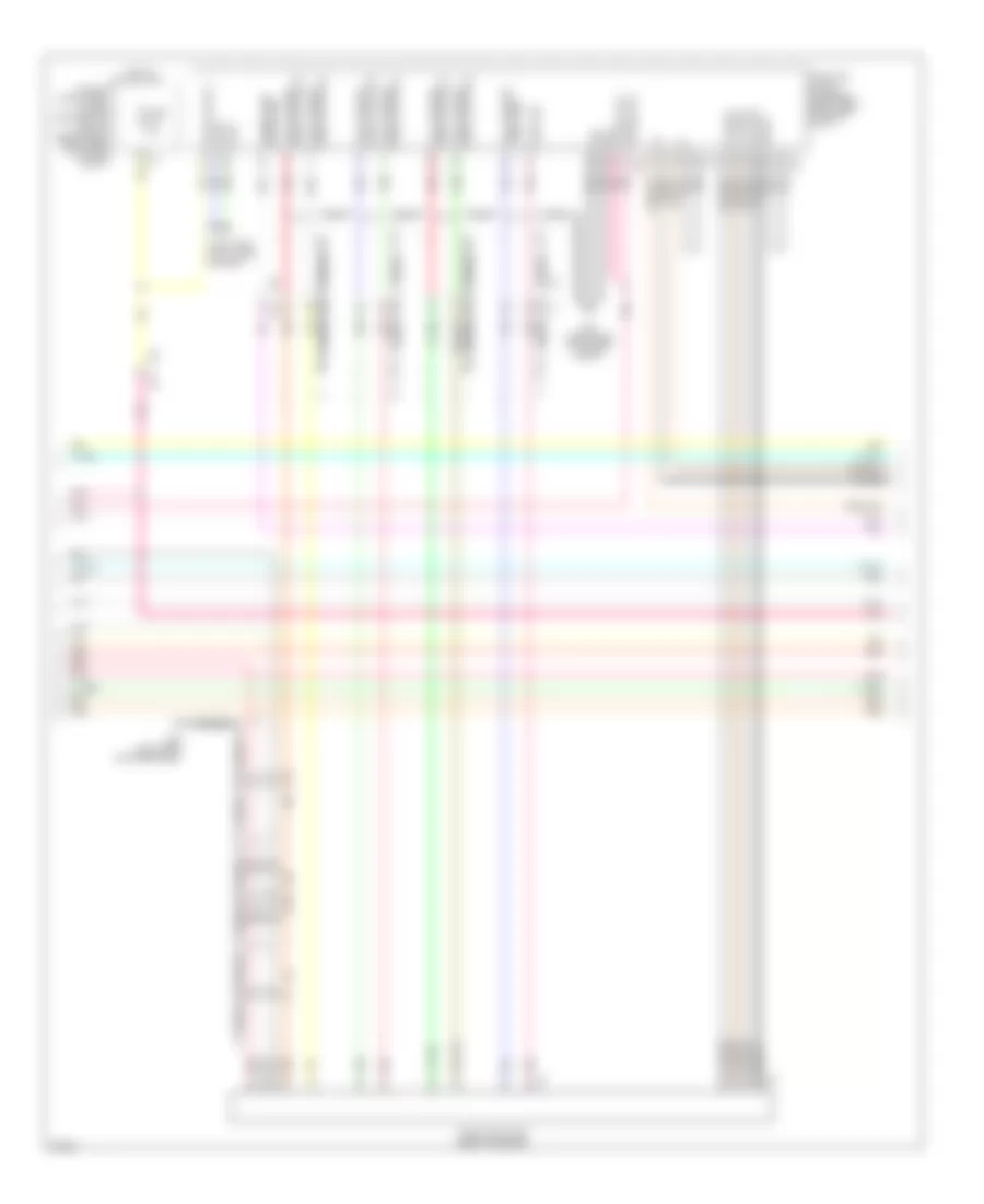 3 5L Hybrid Hybrid System Wiring Diagram 2 of 4 for Infiniti M35h 2012