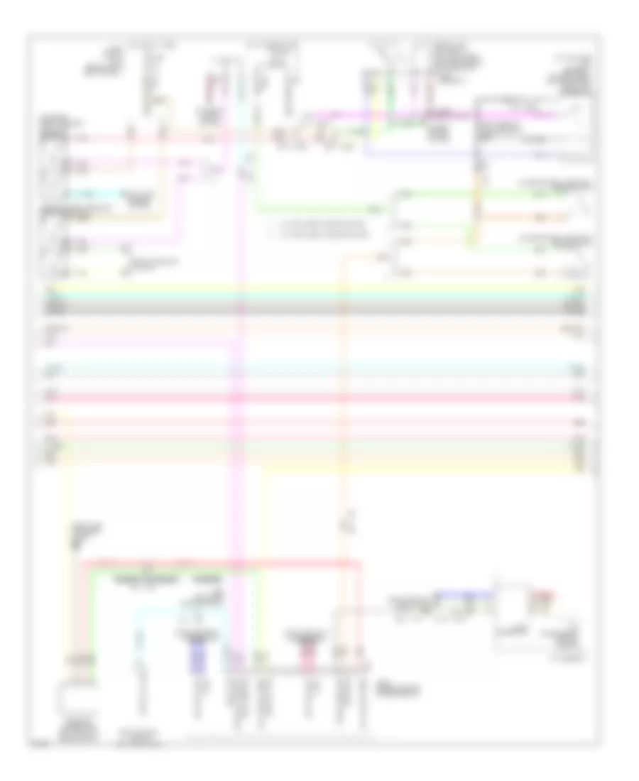 3.5L Hybrid, Hybrid System Wiring Diagram (3 of 4) for Infiniti M35h 2012