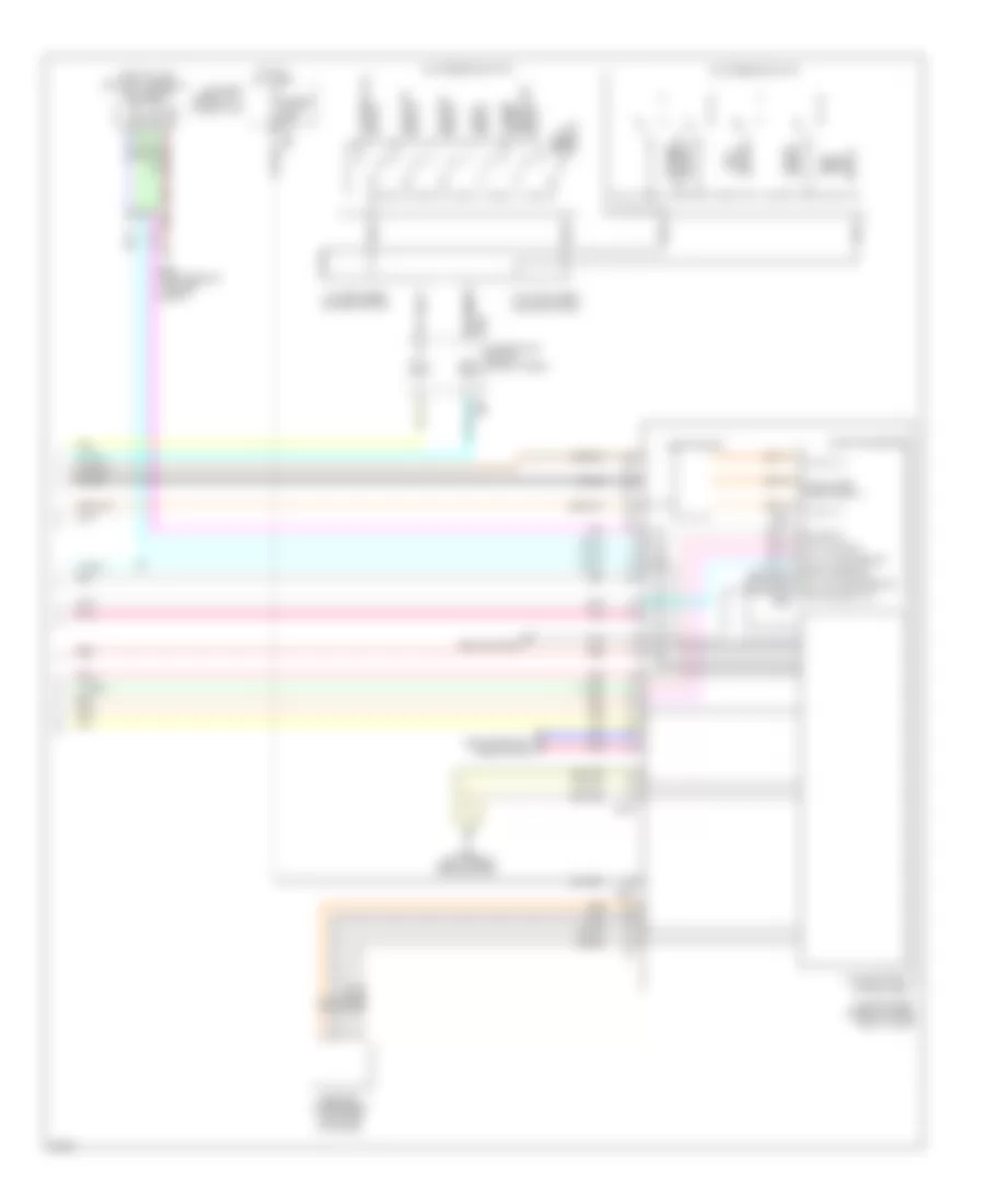 3.5L Hybrid, Hybrid System Wiring Diagram (4 of 4) for Infiniti M35h 2012