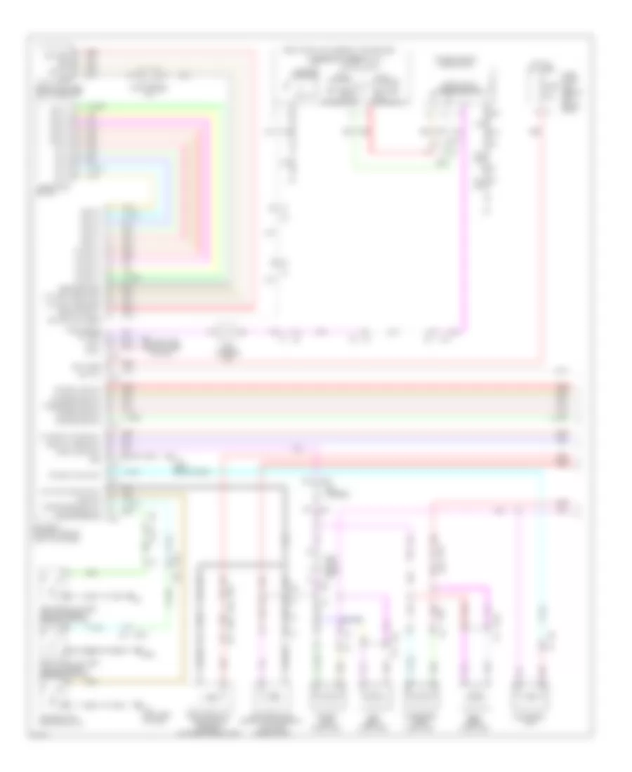 Courtesy Lamps Wiring Diagram 1 of 2 for Infiniti M35h 2012