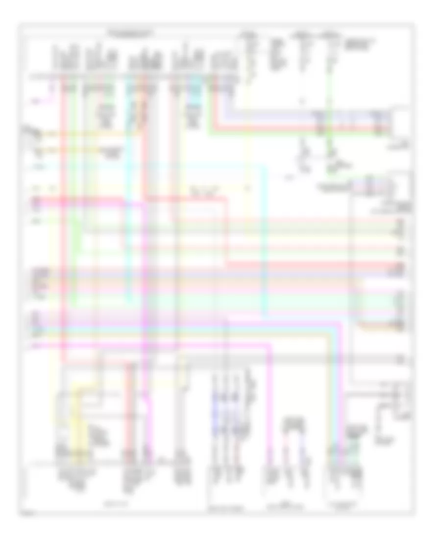 Navigation Wiring Diagram 2 of 4 for Infiniti M35h 2012