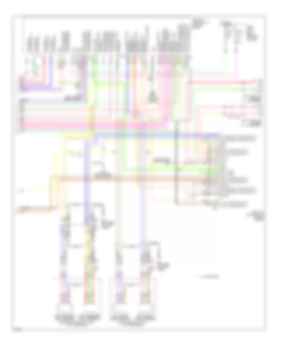 Navigation Wiring Diagram 4 of 4 for Infiniti M35h 2012