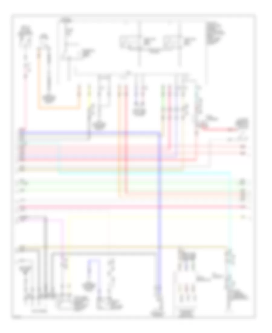 Power Door Locks Wiring Diagram 3 of 4 for Infiniti M35h 2012