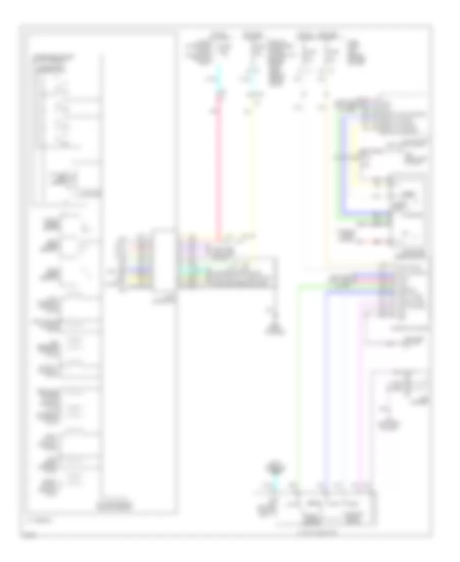 Transmission Wiring Diagram for Infiniti M35h 2012