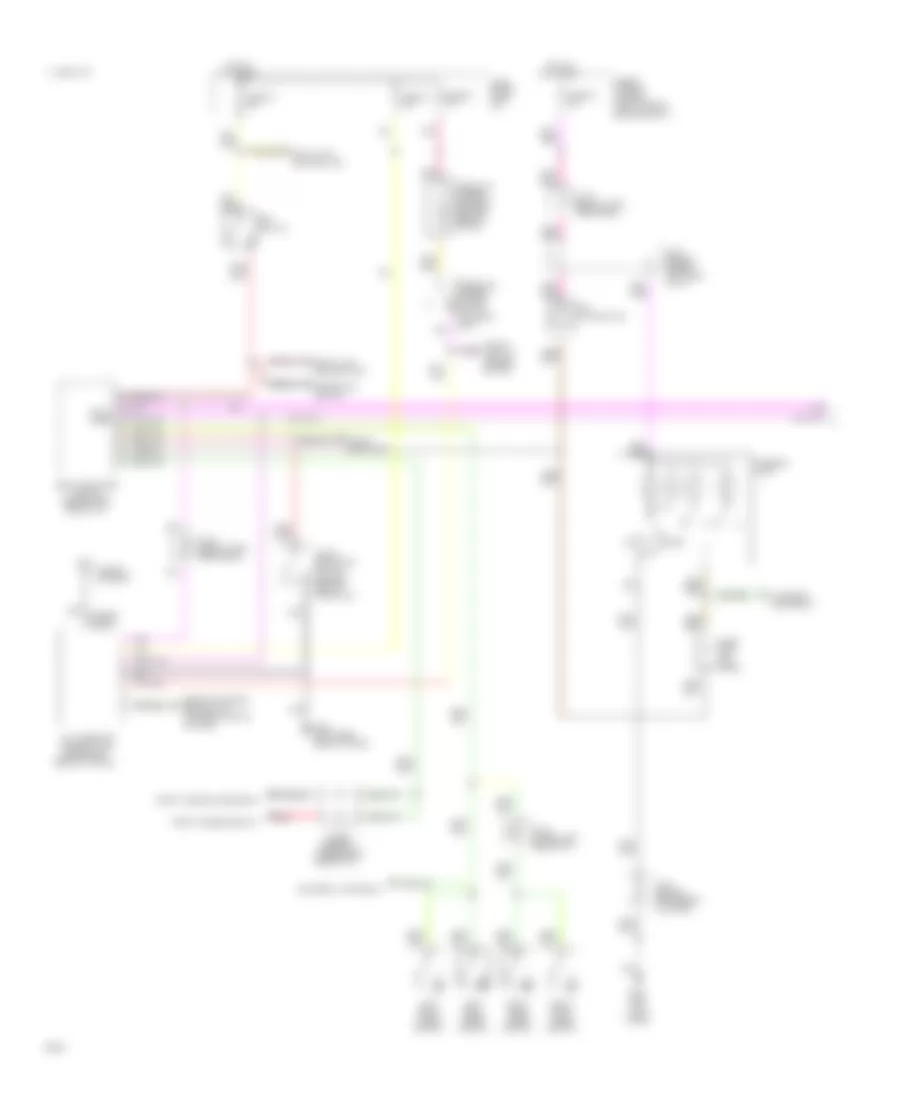 Keyless Entry Wiring Diagram (1 of 2) for Infiniti Q45 a 1994