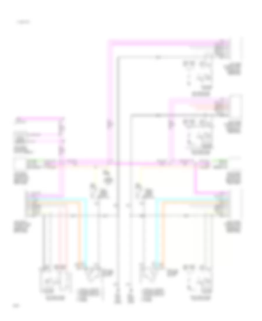 Keyless Entry Wiring Diagram 2 of 2 for Infiniti Q45 a 1994