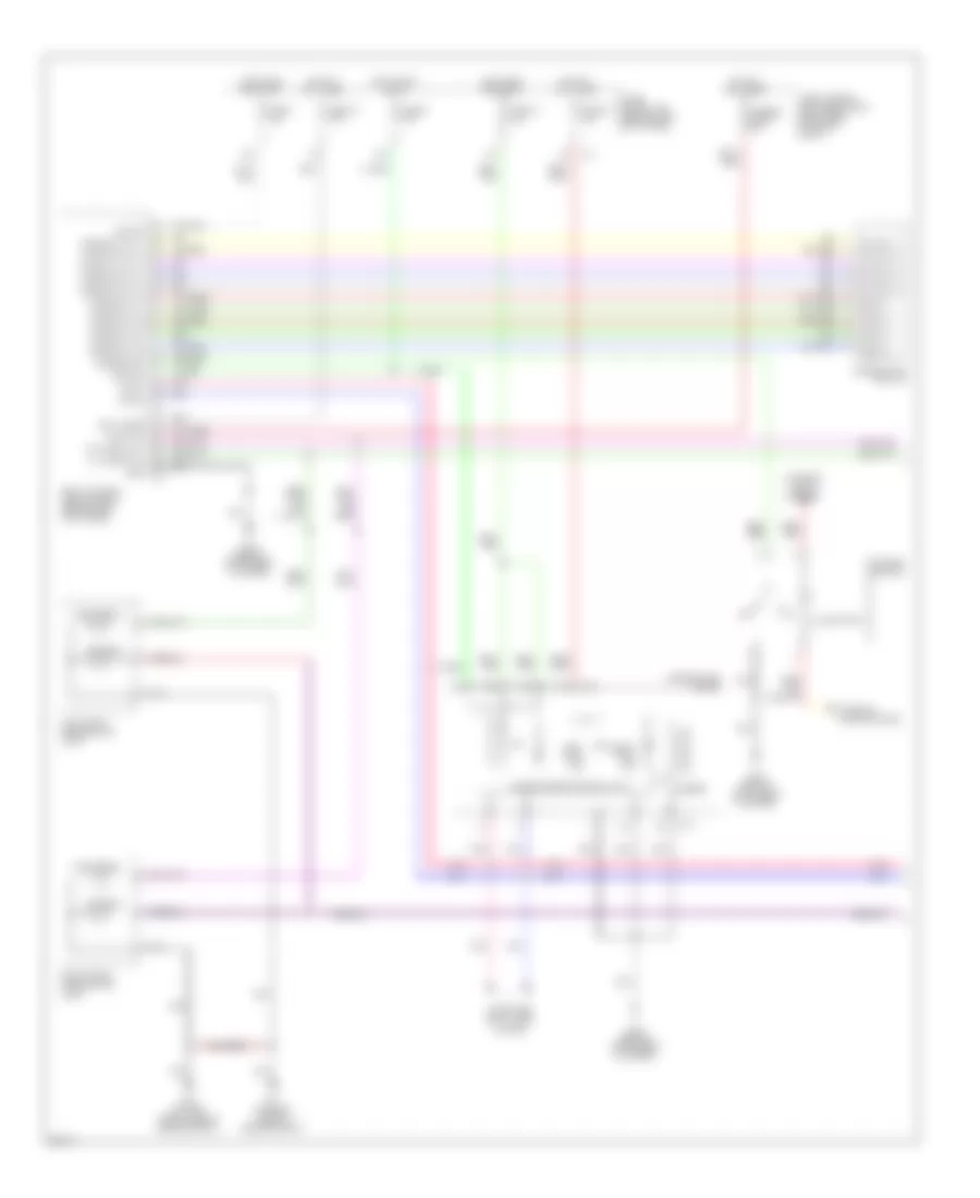 Exterior Lamps Wiring Diagram, Coupe (1 of 2) for Infiniti G35 2007