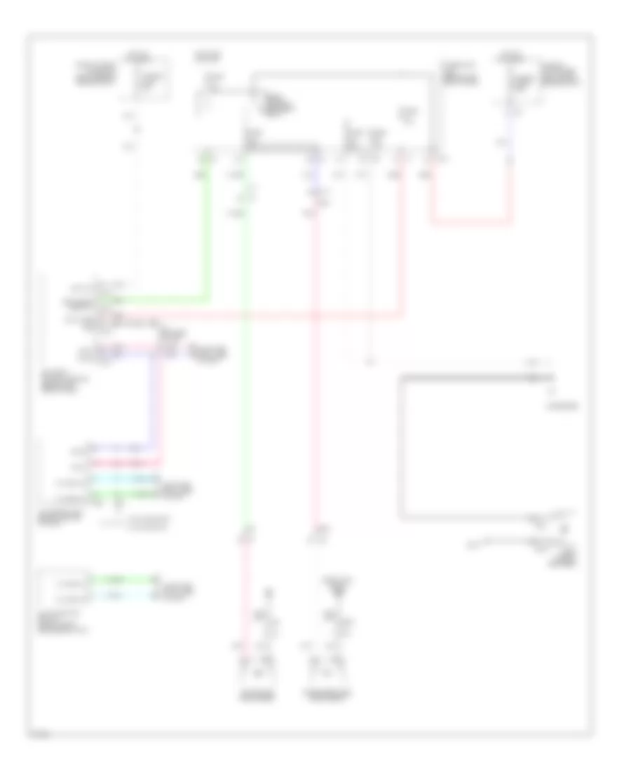 Defoggers Wiring Diagram for Infiniti M37 2012