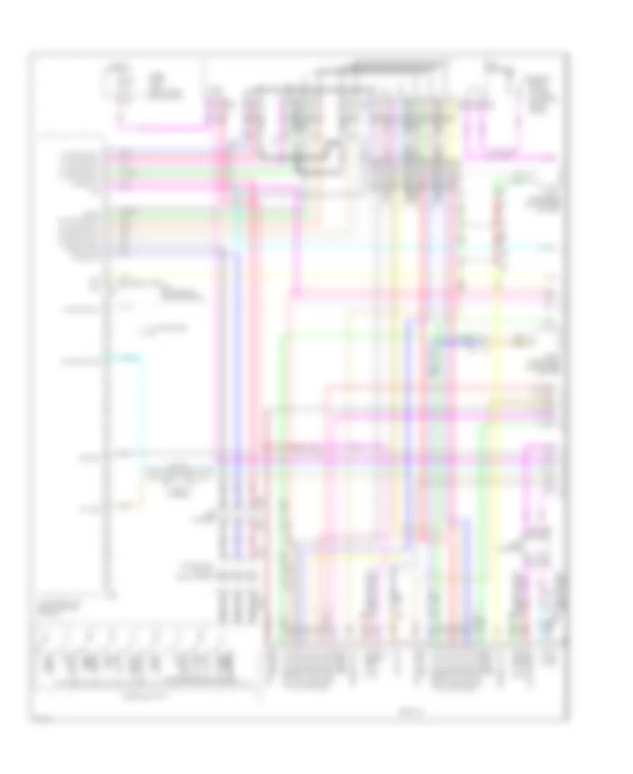 Navigation Wiring Diagram (1 of 4) for Infiniti M37 2012