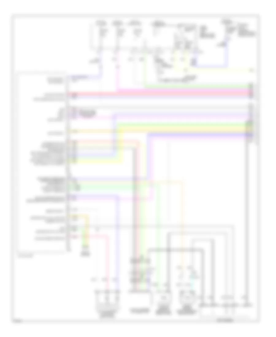 Automatic A C Wiring Diagram 1 of 4 for Infiniti M37 Sport 2012