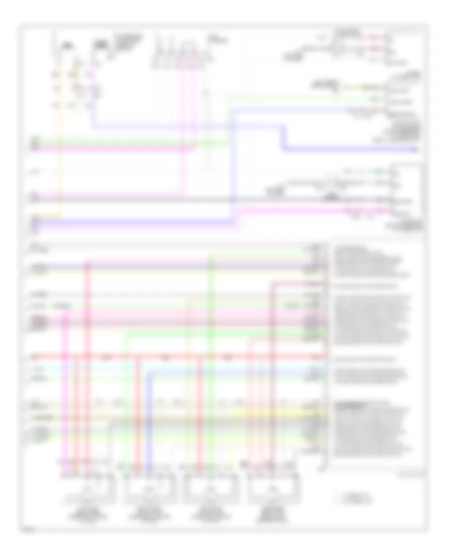 Automatic A C Wiring Diagram 3 of 4 for Infiniti M37 Sport 2012