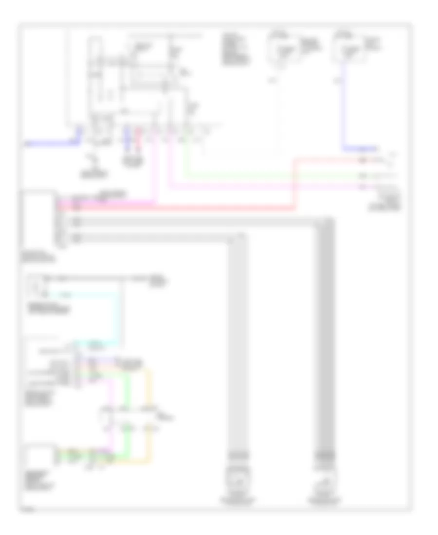 Automatic A C Wiring Diagram 4 of 4 for Infiniti M37 Sport 2012