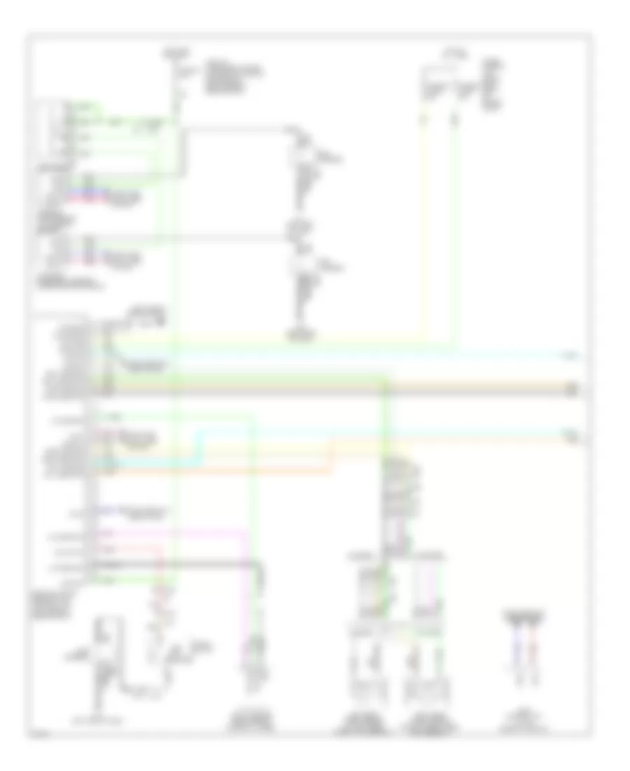 Anti lock Brakes Wiring Diagram 1 of 2 for Infiniti M37 Sport 2012